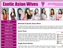 Tablet Screenshot of exoticasianwives.com